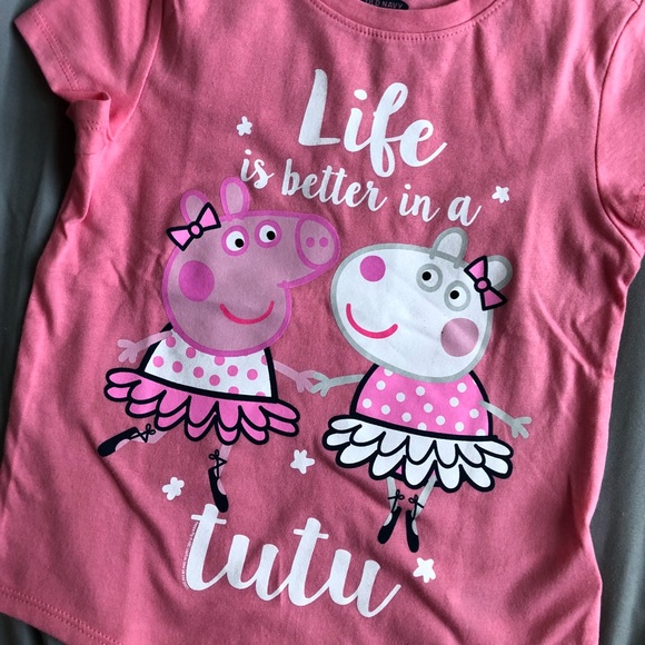 NWT Peppa Pig Short Sleeve Top T Shirt - Picture 4 of 4